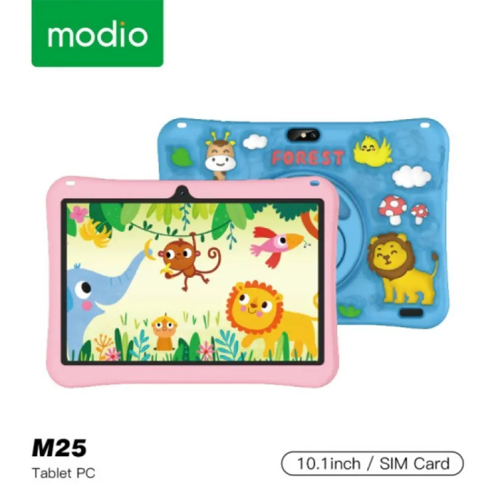 MODIO M25 WiFi Tablet With 10.1 Inch Screen,Dual Sim Pink 8GB RAM 512GB 5G - Middle East Version With Gift