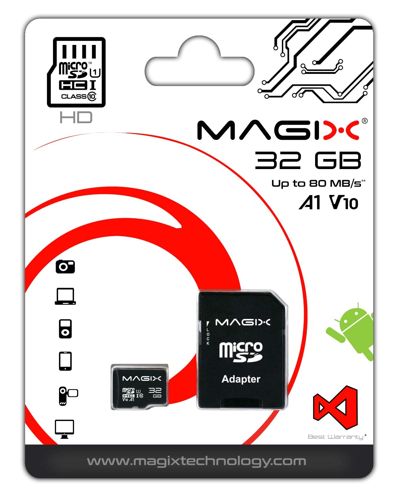 MAGIX - 32 GB - EVO SERIES- A1 V10 -MICRO SD CARD