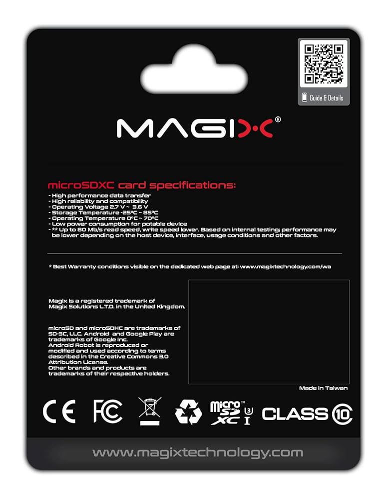 MAGIX - 64 GB - MICRO SD CARD-A1 V30