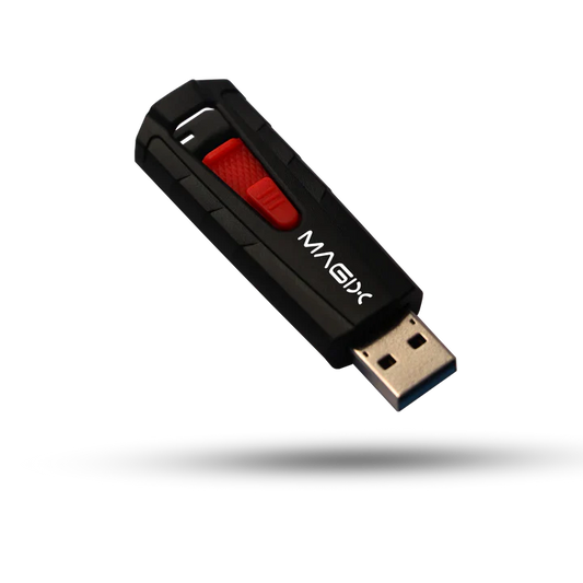 MAGIX- STEALTH- FASTEST DATA TRANSFER- USB FLASH DRIVE 3.1- 64GB