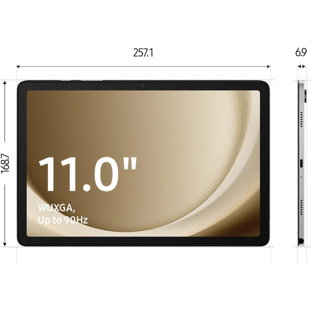 Samsung Galaxy Tab A9+ Android Tablet, 64GB Storage, Large Display, 3D Sound, Silver
