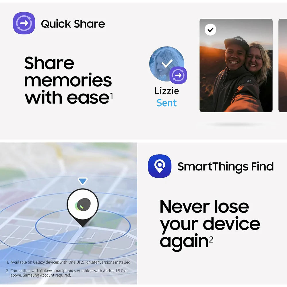 Samsung Galaxy Tab A9+ Android Tablet, 128GB Storage, Large Display, 3D Sound, Navy