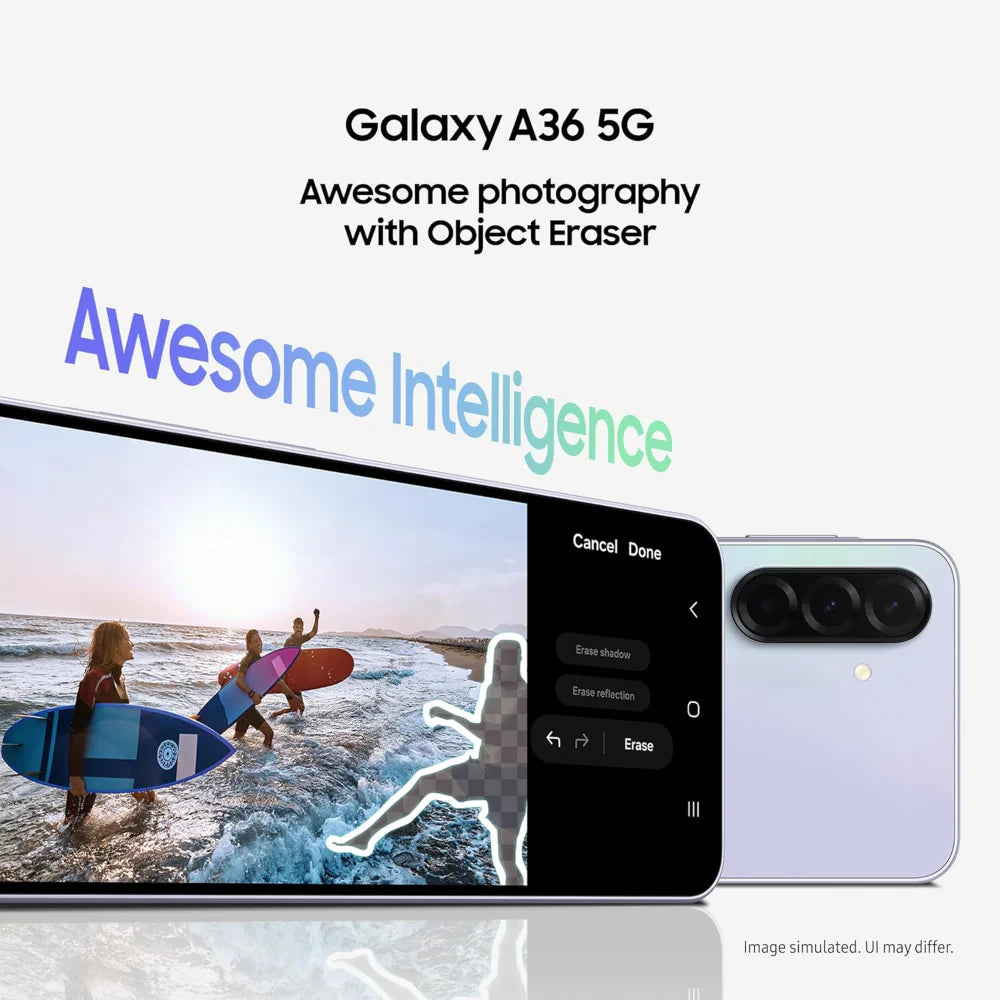 Samsung Galaxy A36 5G – 128GB Storage | Awesome Lavender