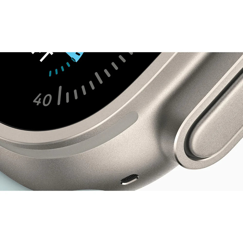 Apple Watch Ultra 2 GPS + Cellular 49mm – Natural Rugged Titanium Case | Navy Ocean Band