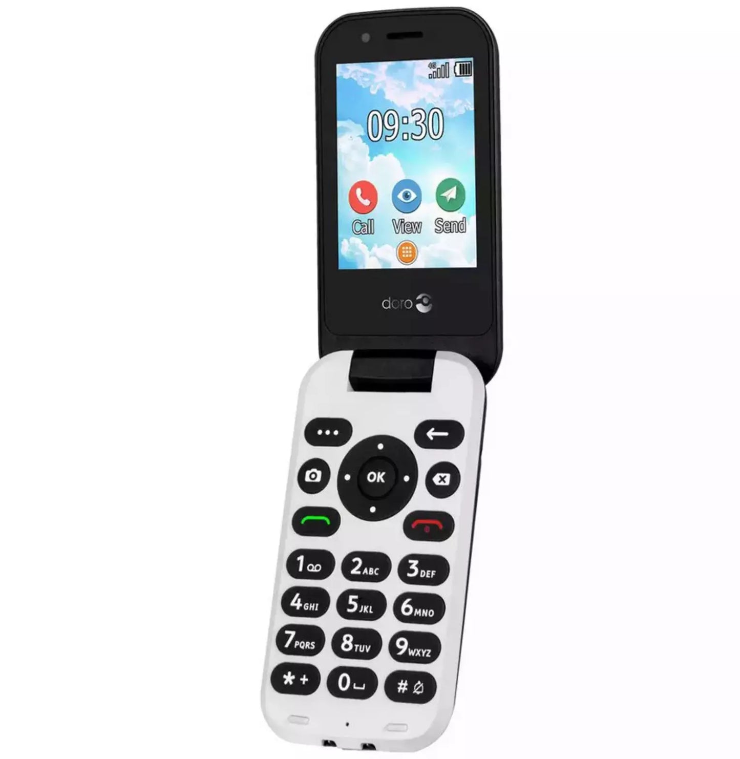 DORO 7030 - FLIP - UNLOCKED -12 MONTHS WARRANTY- 4G