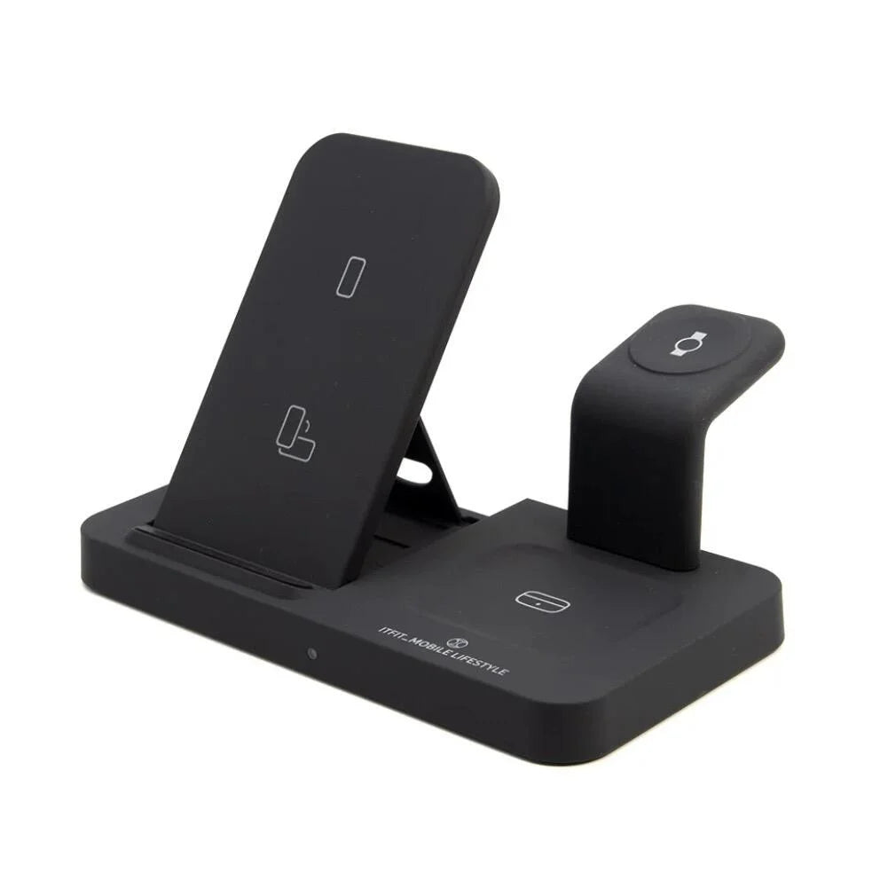 ITFIT 3 IN 1 WIRELESS CHARGER PAD WITH 30W TRAVEL ADAPTOR