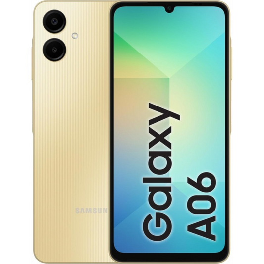 SAMSUNG A06 - 64GB STORAGE- GOLD